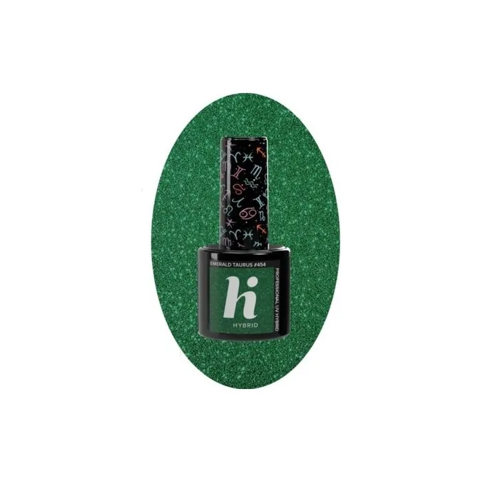 Hi Hybrid Zodiac Hybrid Nail Polish No. 454 Emerald Taurus 5ml