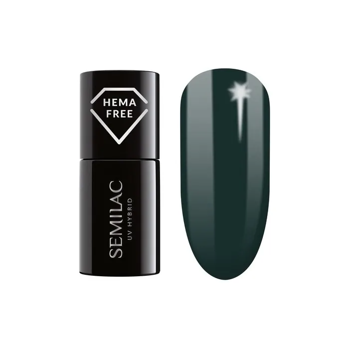 Semilac Uv Nail Polish Hybrid 422 Deep Forest Green 7 Ml