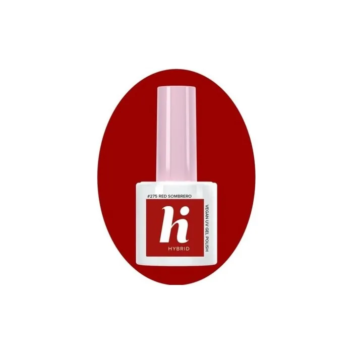 Hi Hybrid Fiesta Hybrid Nail Polish #275 Sombrero Red 5ml