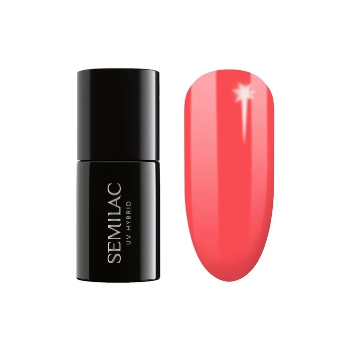 Semilac 445 Tropical Flamingo Uv Gel Polish Long Lasting And Easy To Use
