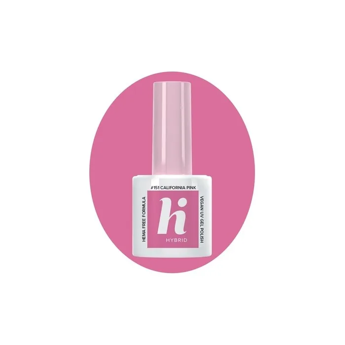 Hi Hybrid Hema Free Hybrid Nail Polish Palm Springs 151 California Pink 5ml