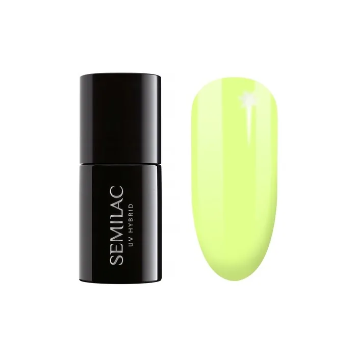 Semilac UV Hybrid Nail Polish 604 Luminous Lemon 7ml