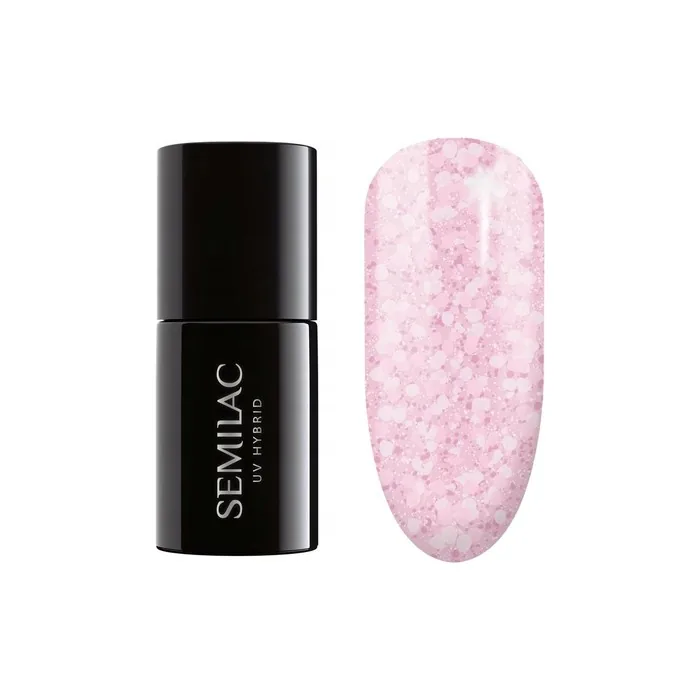 Semilac UV Hybrid Nail Polish 491 Strawberry Ice 7ml