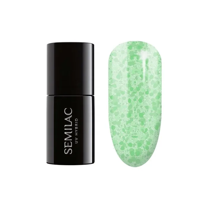 Semilac UV Nail Polish Hybrid 494 Frozen Pistachios 7ml