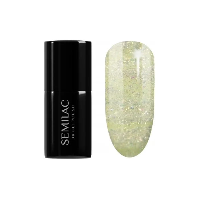 Semilac Uv Hybrid Nail Polish 497 Green Groove 7ml