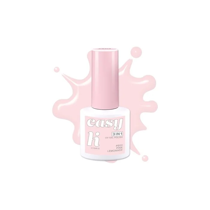 Hi Hybrid Hi Hybrid Easy 3 In 1 Hybrid Nail Polish No 602 Pink Lemonade 5 Ml
