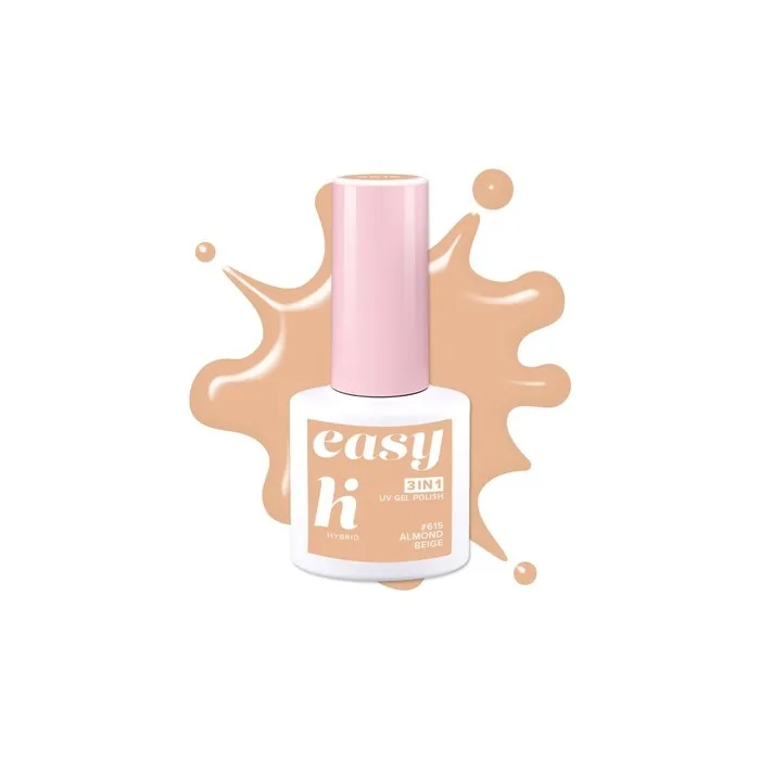 Hi Hybrid Hi Hybrid Easy 3 In 1 Hybrid Nail Polish No 615 Almond Beige 5 Ml