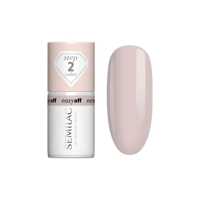 Semilac Easy Off Hybrid Nail Polish Led Light Almond Milk 7 Ml