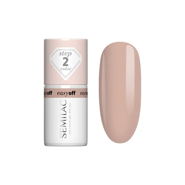 Semilac Easy Off Hybrid Nail Polish Led Light Caffe Frappe 7 Ml