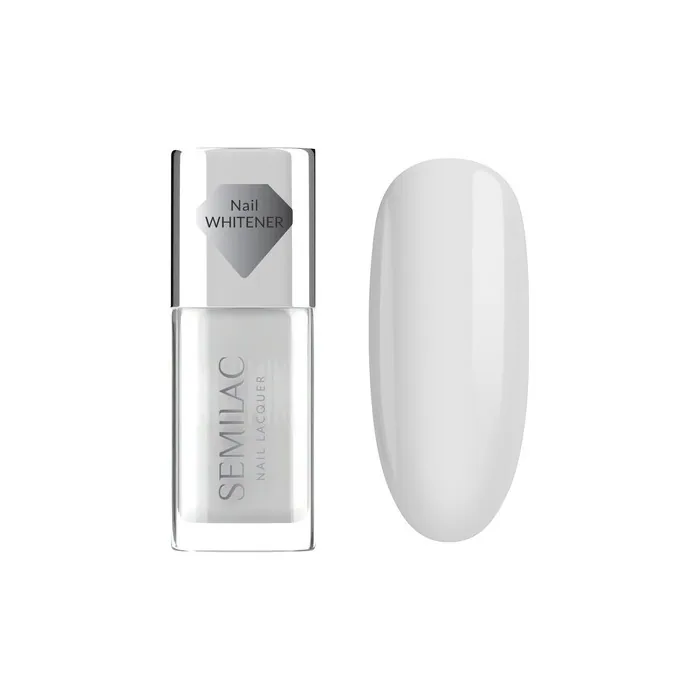 Semilac Nail Lacquer Classic Nail Polish 100 Nail Whitener 9 Ml