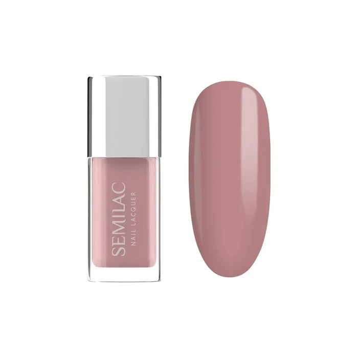 Semilac Nail Lacquer Classic Nail Polish 107 Classic Nude 9 Ml