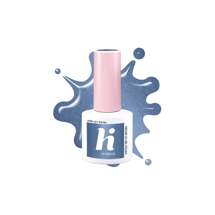 Hi Hybrid Hi Hybrid Frosted Fairytale Hybrid Nail Polish 491 Icy Petal 5 Ml