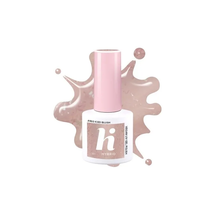 Hi Hybrid Hi Hybrid Frosted Fairytale Hybrid Nail Polish 493 Iced Blush 5 Ml
