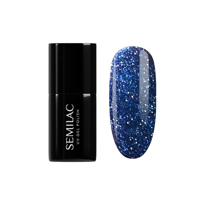 Semilac Winter Wonderland Hybrid Nail Polish 953 Mystery Blue 7 Ml