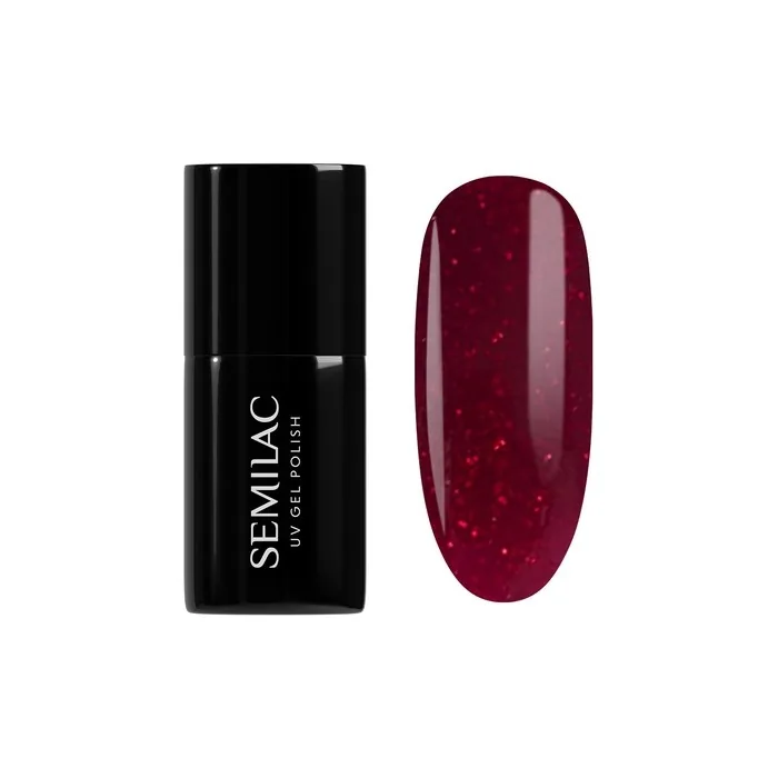 Semilac Winter Wonderland Hybrid Nail Polish 954 Silky Rouge 7 Ml