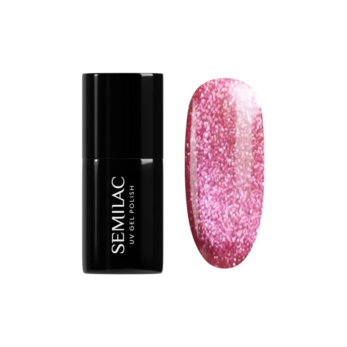 Semilac Magnetic Raspberry Red Obsession Nail Polish