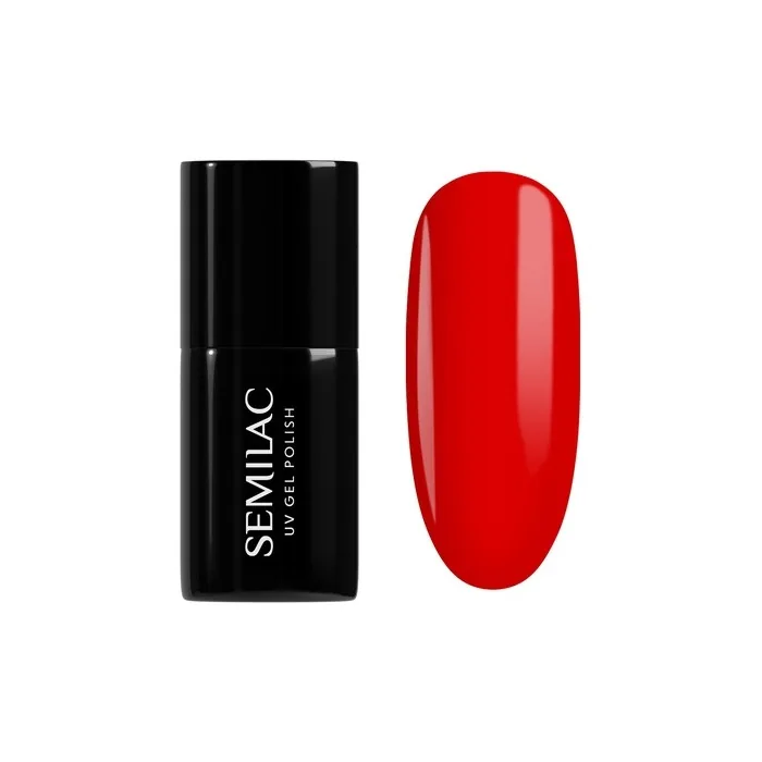 Semilac Nail Polish 793 Rebel Rose Red Obsession A Vibrant Red Shade For Stunning Nails