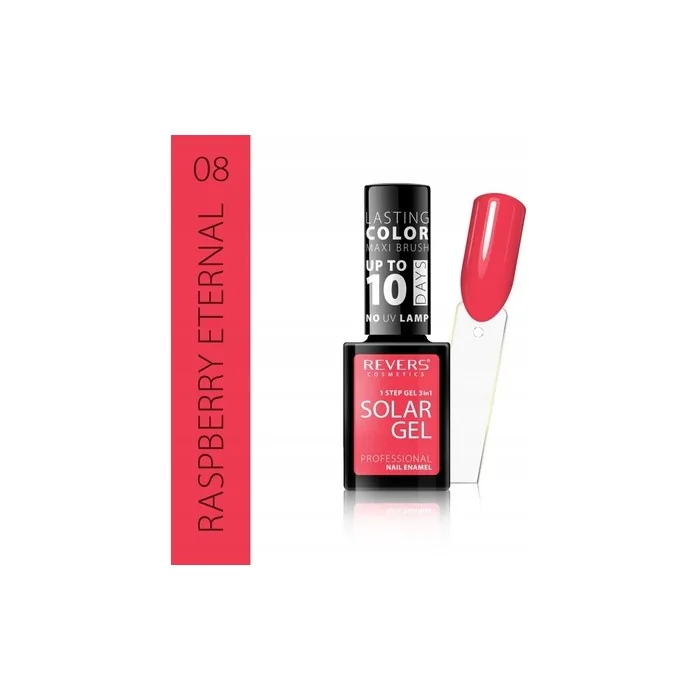Revers Nail Polish Solar Gel No 08 High Shine Finish