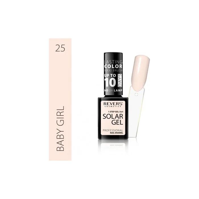 Revers Nail Polish Solar Gel No 25 A Vibrant Nail Polish For A Glossy Finish