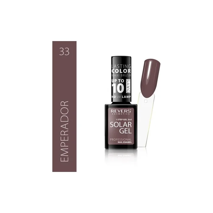 Revers Nail Polish Solar Gel No 33 High Shine Finish