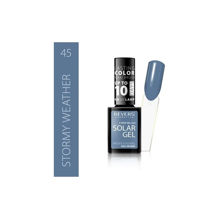 Revers Nail Polish Solar Gel No 45 A Vibrant Nail Polish For A Glossy Finish