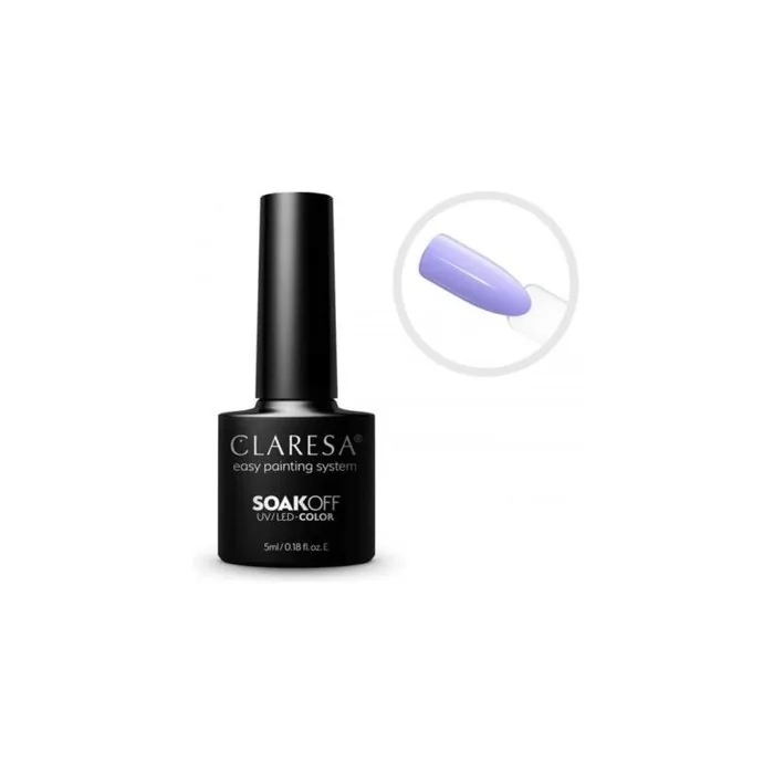 CLARESA SoakOFF UV/LED Gel Purple 602 5ml