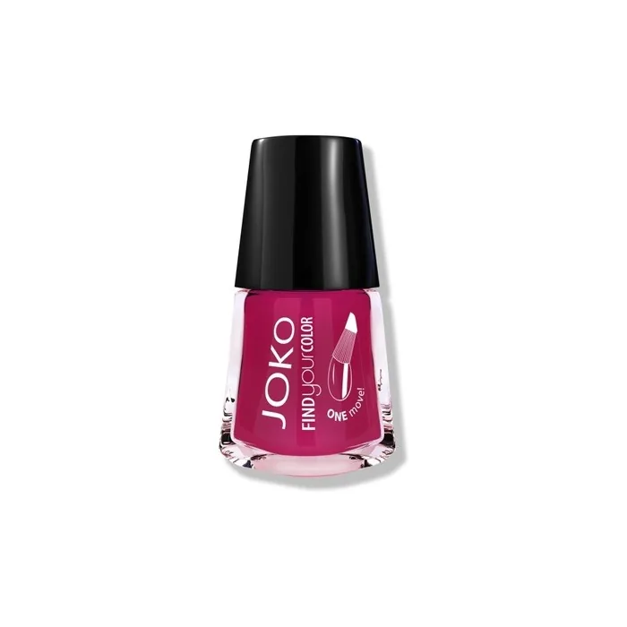 Joko Find Your Color Nail Polish With Vinyl 118 Frozen Raspberries 10ml