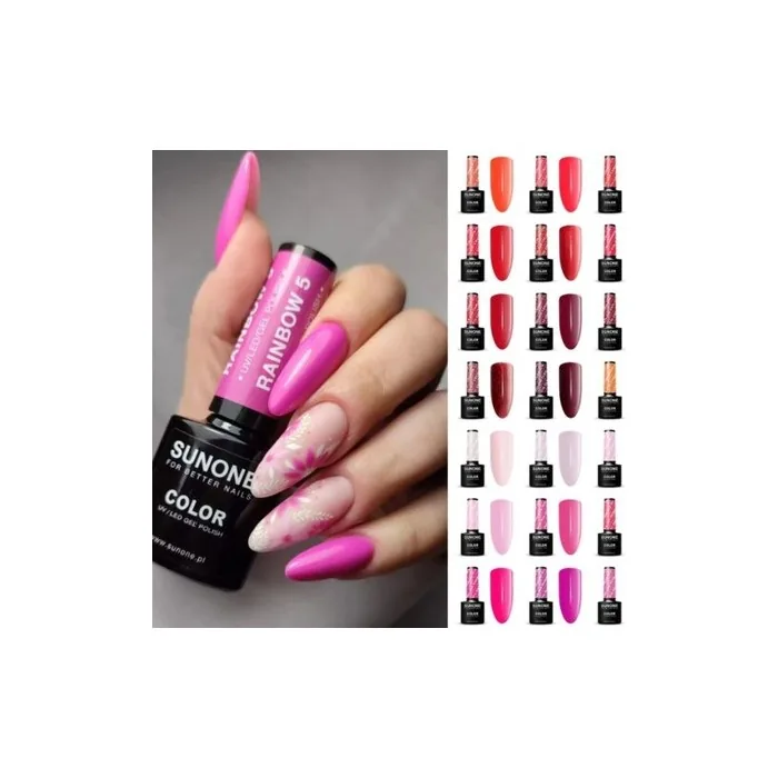 Sunone Soak Off Hybrid UV LED Flexy Gel Manicure Pedicure Nail Colors 5ml