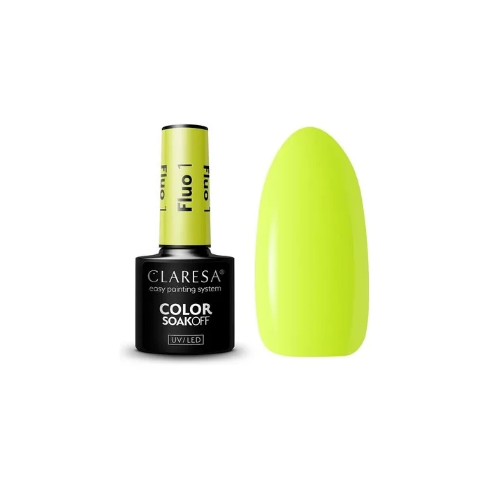 Claresa Soak Off Uv/Led Fluorescent Hybrid Nail Polish 01 5g