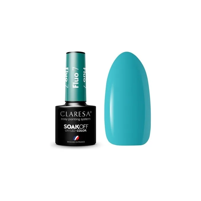 7 Fluo UV Nail Polish 5ml Clear
