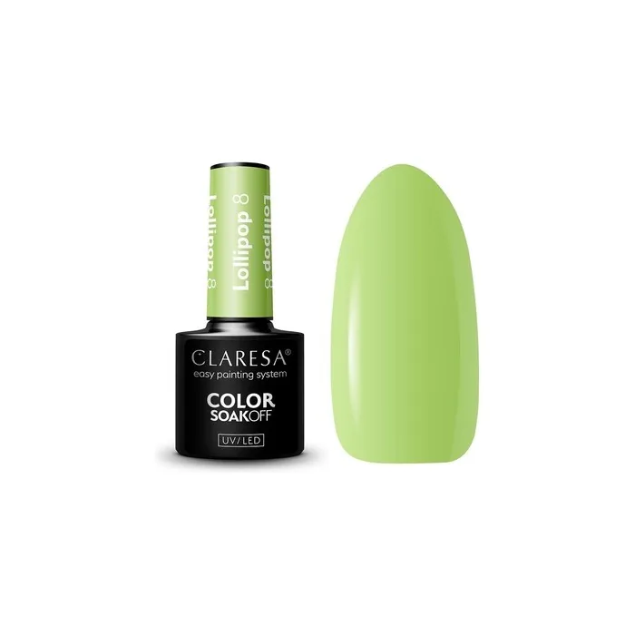 Claresa Soak Off Uv/Led Lollipop Hybrid Nail Polish 08 5g