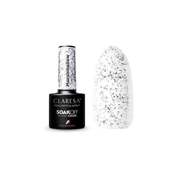Claresa Marshmallow UV Nail Polish 5ml - Pack of 7