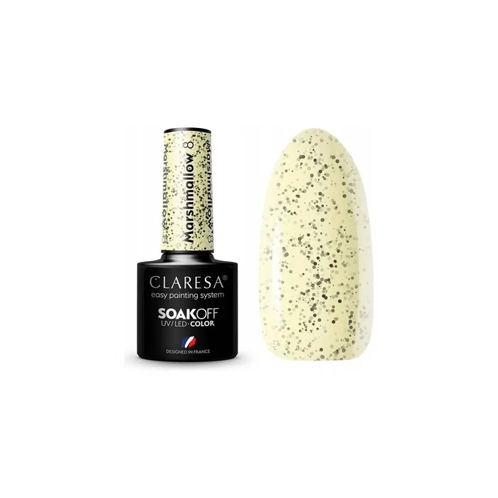 Claresa 8 Marshmallow UV Nail Polish 5ml