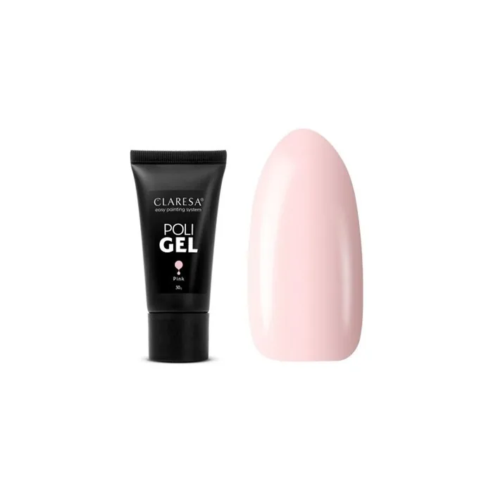 Claresa Nails Building Gel For Nails Pink 30g