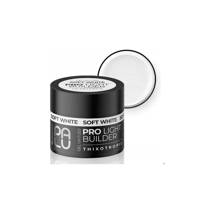 Palu Builder Gel Soft White 45g Pro Selfleveling Gel With Shine