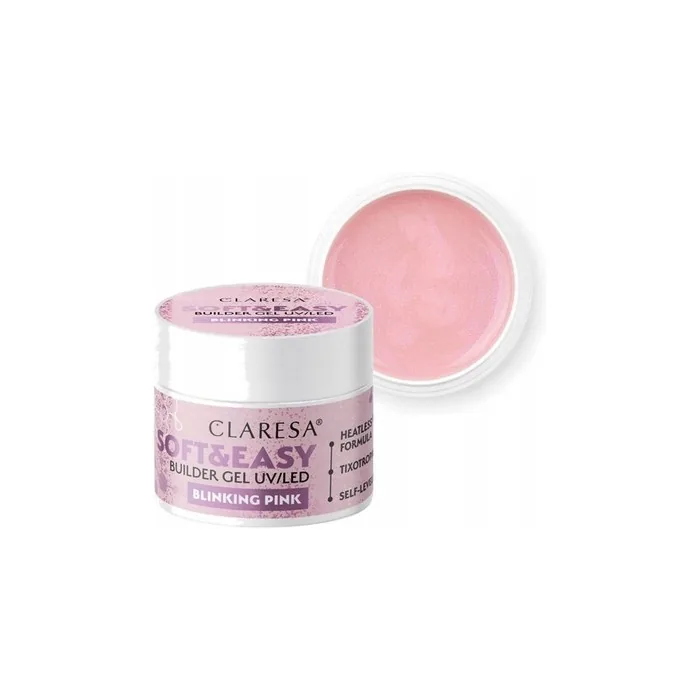 Claresa Soft & Easy Builder Gel Blinking Pink 45g