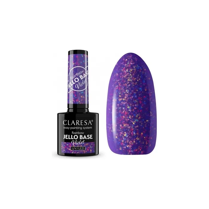 Claresa Rainbow Jello Base Hybrid/Soakoff In Violet
