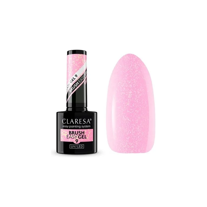 Claresa Brush Easy Gel 9 - Gel Nail Polish