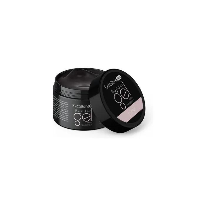 Excellent Pro Builder Gel With Thixotropy Pink Clear 15g