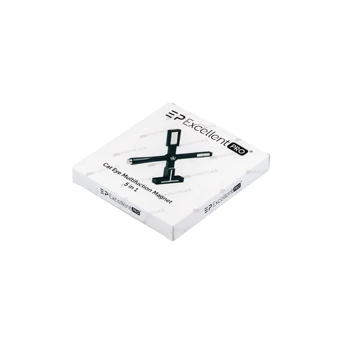 Excellent Pro Cat Eye Multifunction Magnet 5in1 For Creating Cat Eye Effect On Magnetic Nail Polishes With 5 Tips Included
