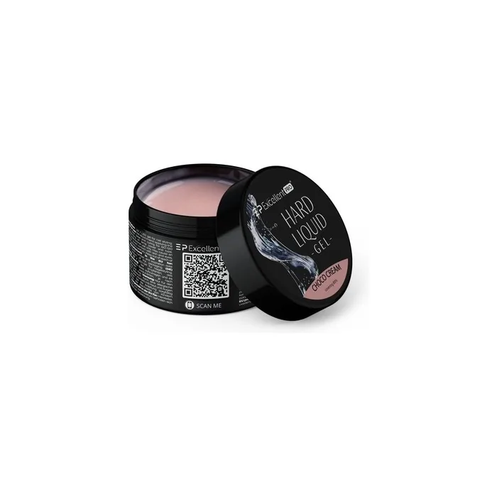 Excellent Pro Hard Liquid Gel Building Gel Choco Cream 50g