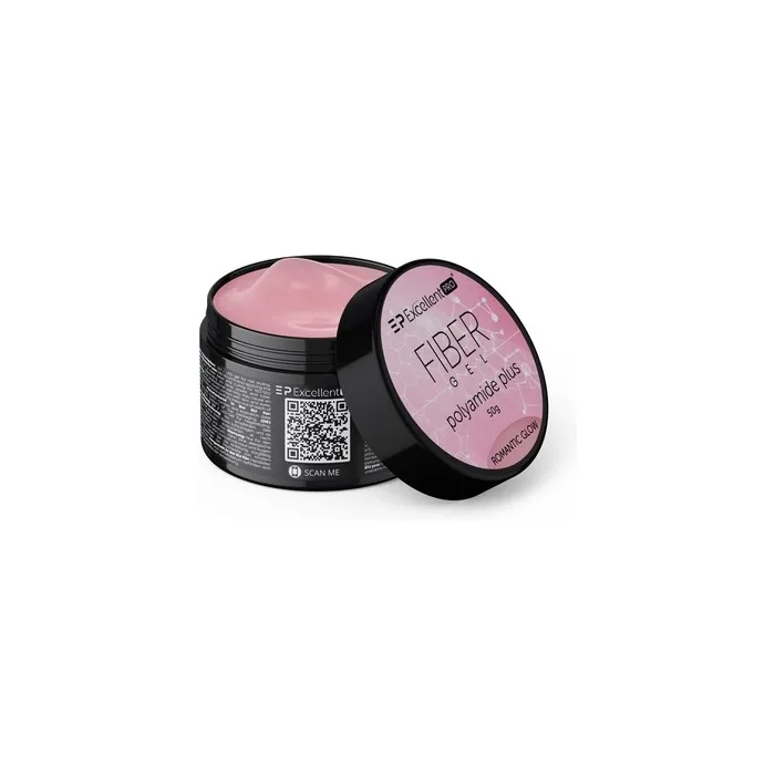 Excellent Pro Fiber Gel Polyamide Plus Building Gel Romantic Glow 50g