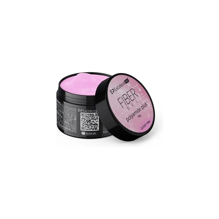 Excellent Pro Fiber Gel Polyamide Plus Building Gel Glossy Pink 50g