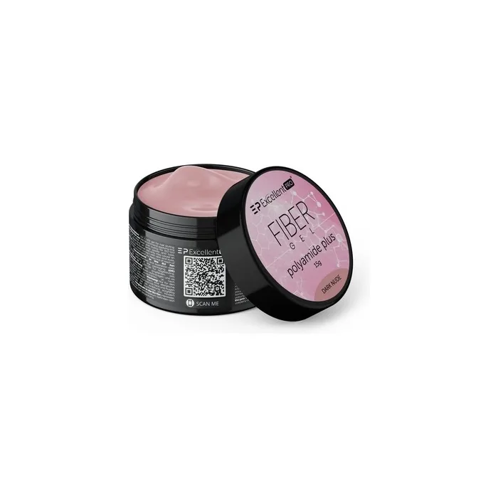 Excellent Pro Fiber Gel Polyamide Plus Building Gel Dark Nude 15g