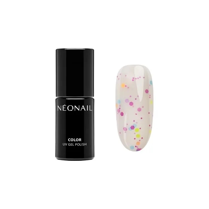 NEONAIL UV Nail Polish 7.2ml - MULTICOLOR - GAME, SET, GLAM - NEONAIL Colors - UV Glitter Polish - Gel Nails - Nail Design - Shellac