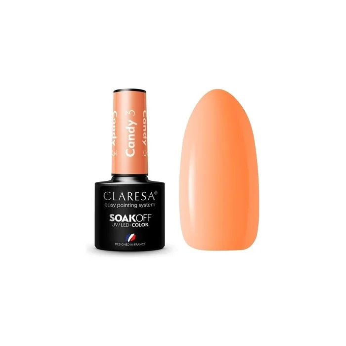 Candy UV Nail Polish 5ml Claresa - Pack of 3