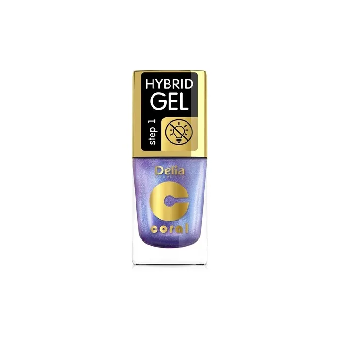 Delia Coral Hybrid Gel Nail Polish No 110 Multirefleks Cornflower 11ml