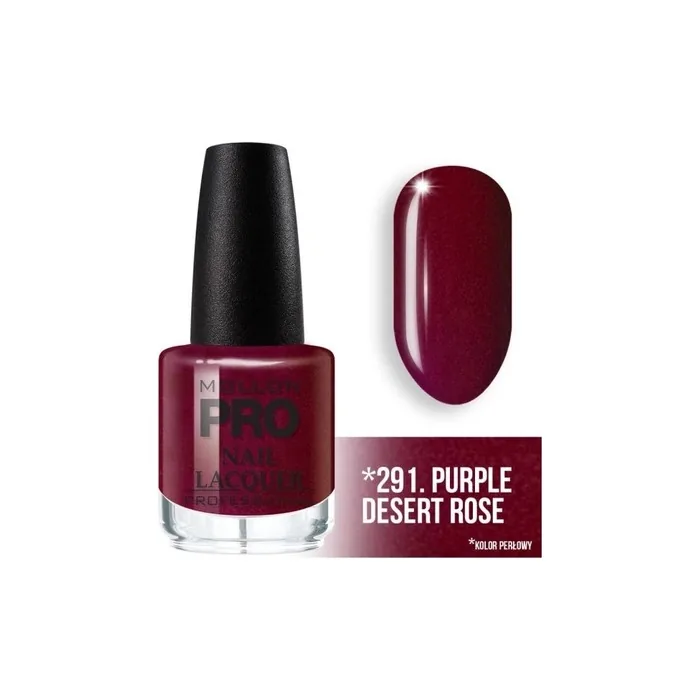 Mollon Pro Classic Nail Polish 291 15ml - Purple Desert Rose