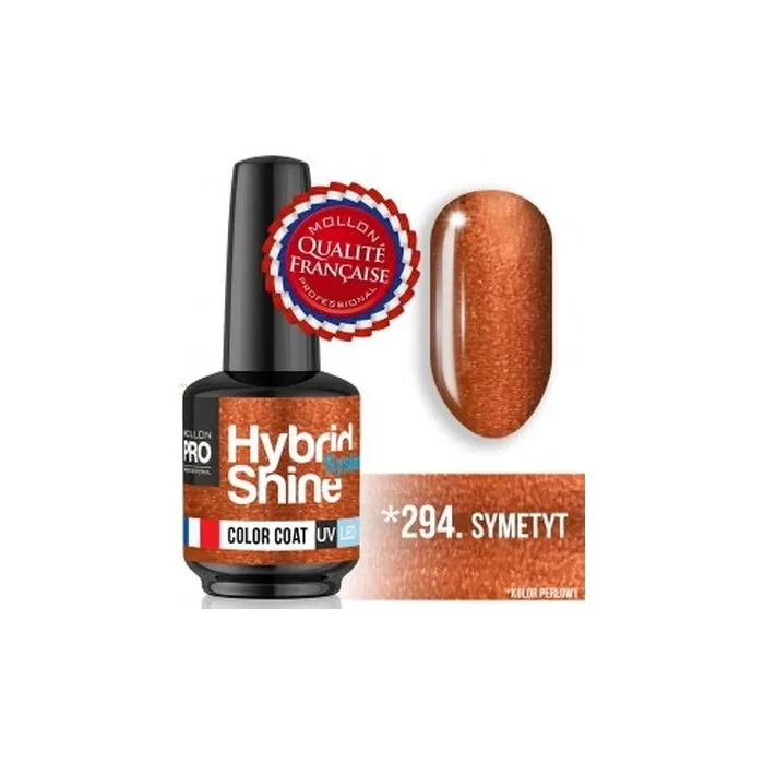 Mollon Pro Semipermanent Nail Polish Hybrid Shine Color Coat 294 8ml