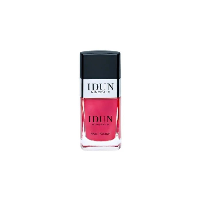 IDUN Minerals Cinnber Nail Polish Natural Chip-Resistant Keratin and Almond Oil Formula Bordeaux Color 0.37 fl oz Bottle
